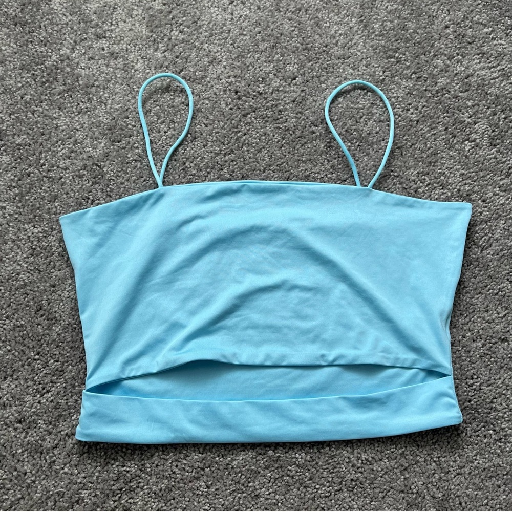 Shein Light Blue Top